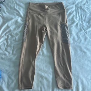 Fabletics tan leggings